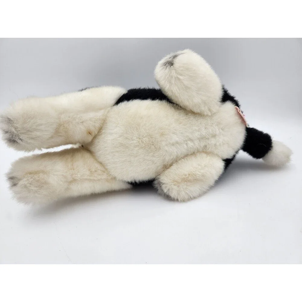 Vintage 1988 Dakin Classique Siberian Husky Dog Plush Blue Eyes 11